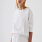 Pima Cotton Stretch Oversized Sweatshirt