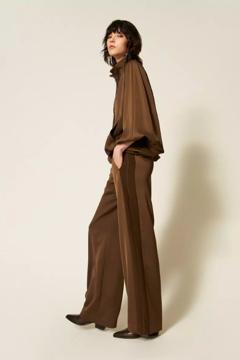 Satin Palazzo Trousers