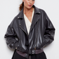 Carey Vegan Leather Jacket