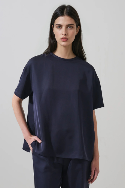 Silk Satin Oversized Tee