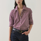 Long Sleeve Cotton Stripe Essential Shirt
