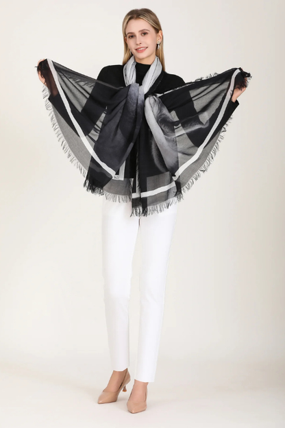 1002 Dark Horse Silk Modal Scarf