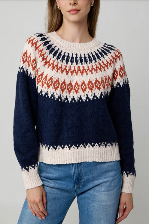 Chunky Fair Isle Crew