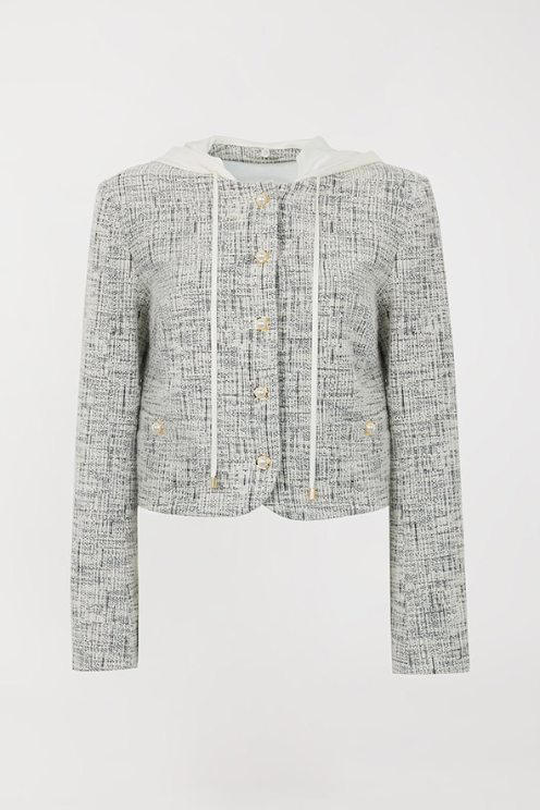 Milano Marled Hooded Knit Jacket