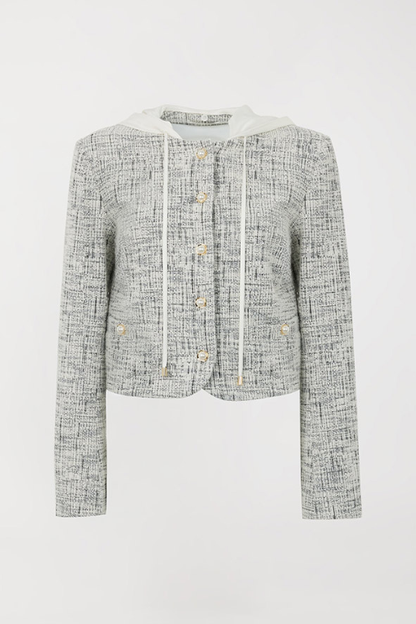 Milano Marled Hooded Knit Jacket