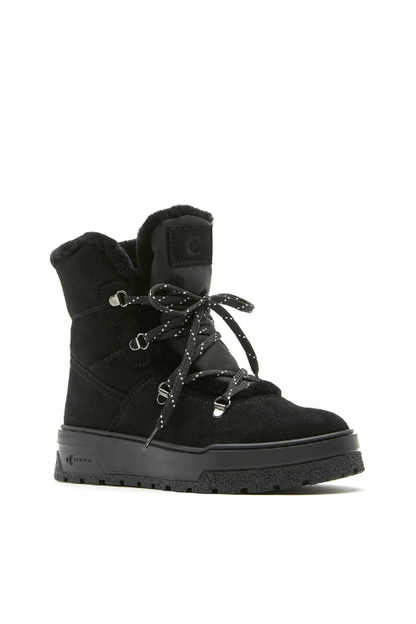 Shearling Lined Suede Bootie