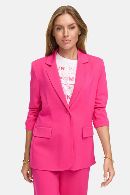 3/4 Sleeve Jersey Blazer