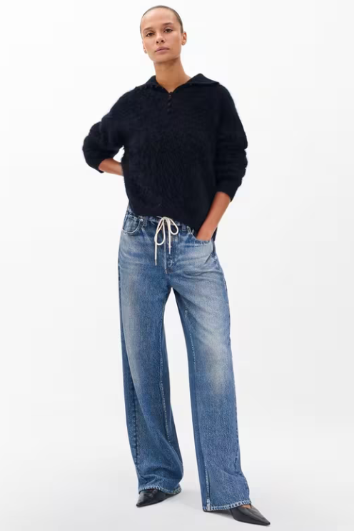 Miramar Drawstring Wide-Leg Pants