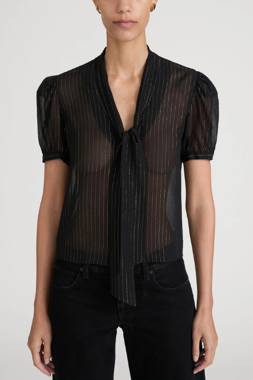 The Lurex Sonnet Blouse