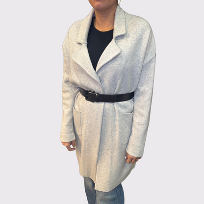 Anne Claire Longer Knitted Single Button Coat