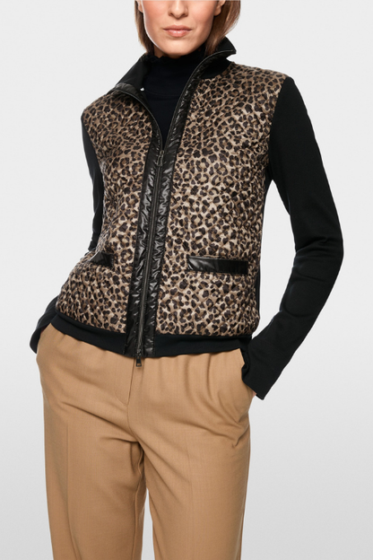 Light Jacket with Leopard Print