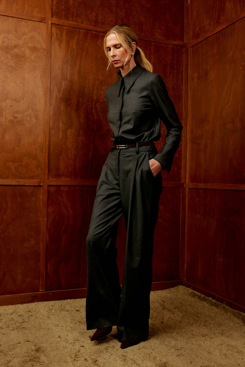 Wide Leg Pleated Pant