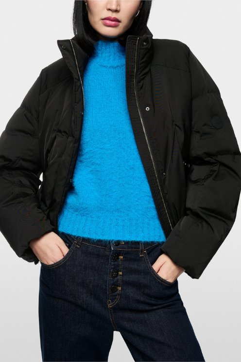 Quilted Cropped Puffer Jacket