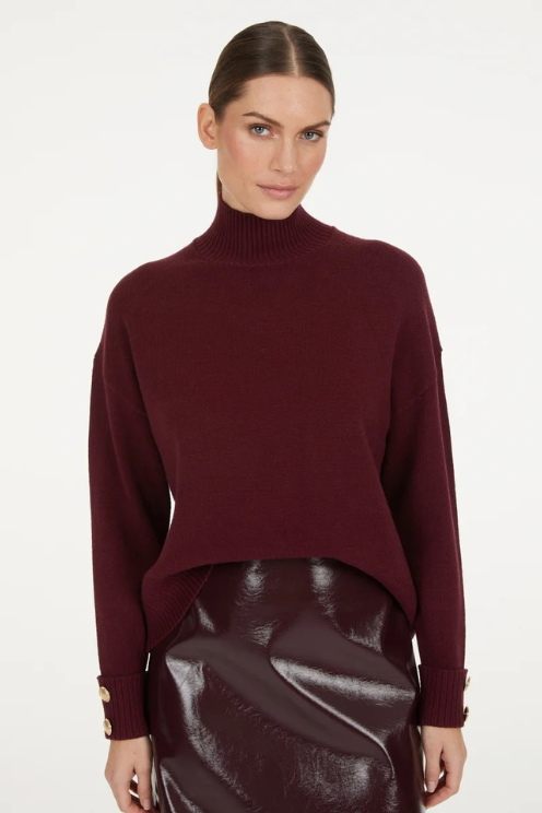 Bordeaux Turtleneck