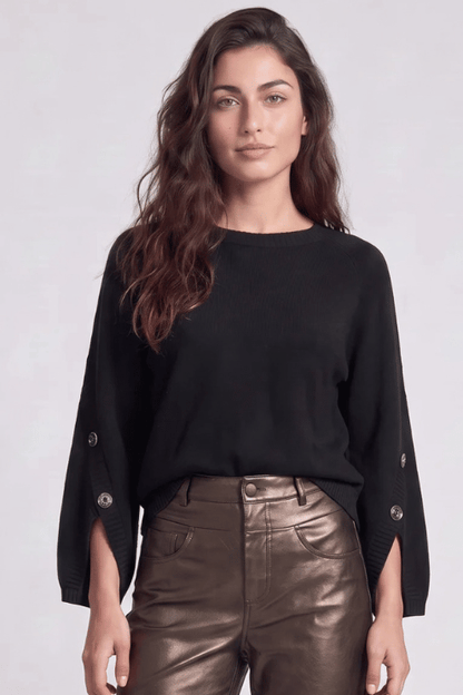 Sweater with Decorative Sleeves