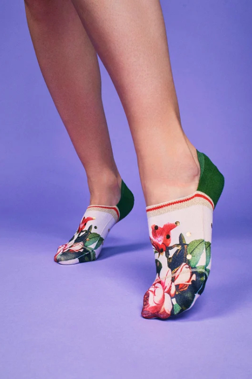 Rosa No-show Socks