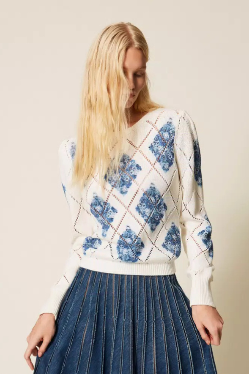 Diamond Pattern Jumper