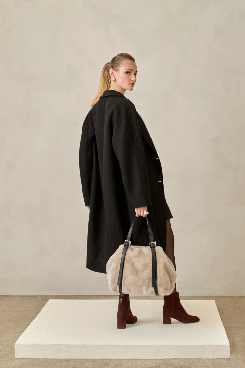 Meyer Shearling Tote Bag