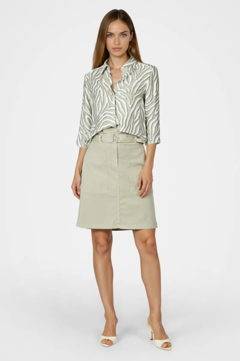 Paperbag Skirt with Pockets