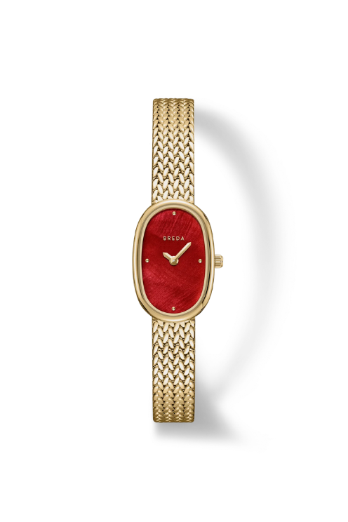 Jane Tethered Watch - Gold/Scarlet