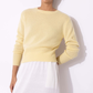 Boatneck Rib Cuff Pullover