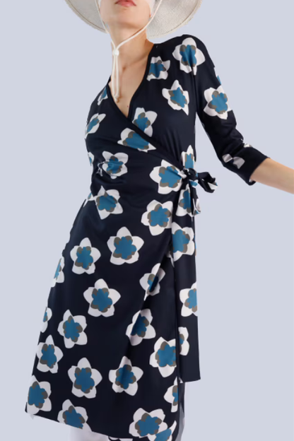 The Paisley Midi Wrap Dress