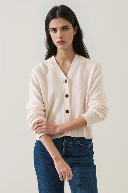 Merino Cashmere Classic Cardigan