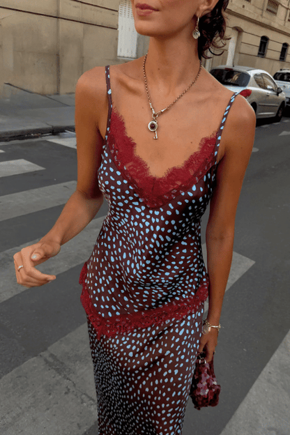 Aurelia Lace Deer Print Cami