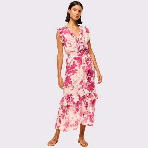 Misa Kidada Dress - Fuschia Floral