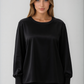 Silk Crew Neck Blouse