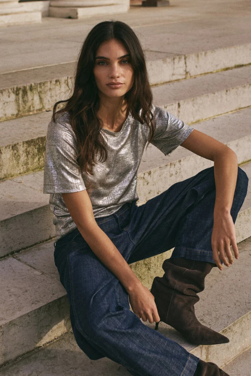 Metallic Tee