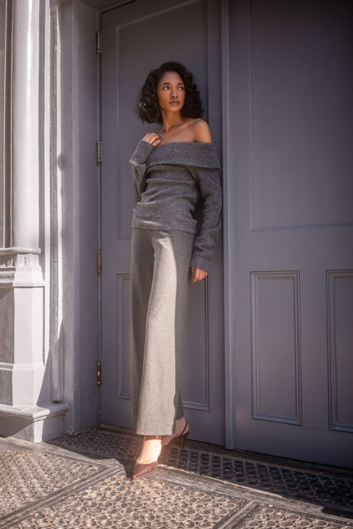 Kimberly Wool Flannel Pant