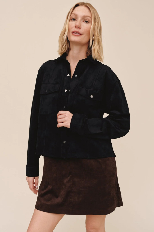 Seamed Pocket Shacket