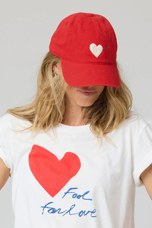 Imperfect Chenille Heart Hat