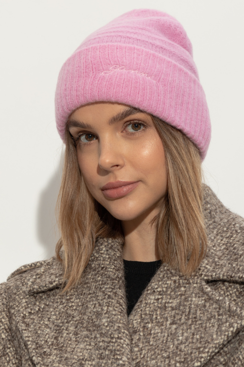 GANNI Soft Wool Beanie