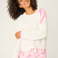 Sweeter Than Sugar Bow Print Snuggle Sweater