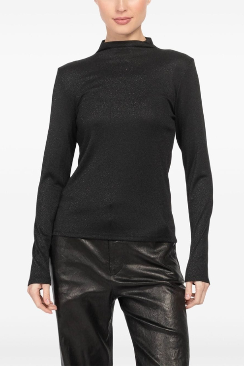 Lurex Turtleneck