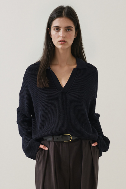 Merino Relaxed Polo