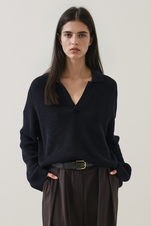 Merino Relaxed Polo