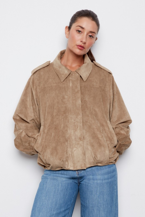 Cassidy Faux Suede Jacket