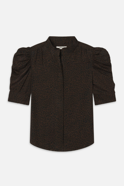 The Leopard Gillian Top in Leopard