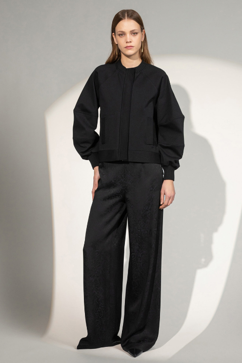Milano Stitch Knit Detail Jacket