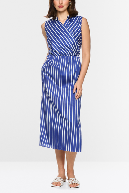 Striped Cotton Shirt Dress