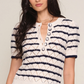 Verano Stripe Knit Top
