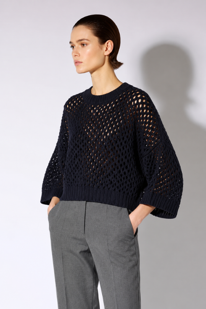 Jessie Open-Knit Sweater