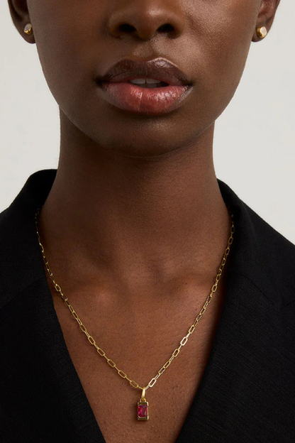 Origin Birthstone Pendant - Ruby