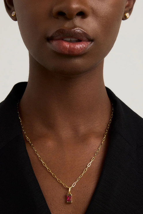 Origin Birthstone Pendant - Ruby