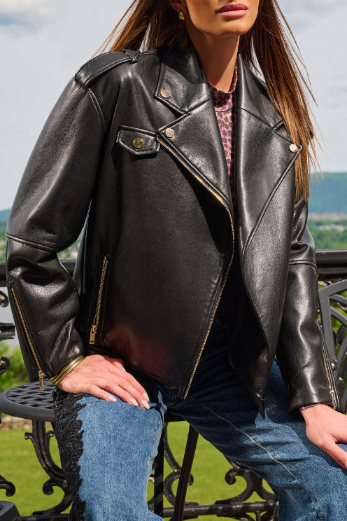 Amira Vegan Leather Jacket