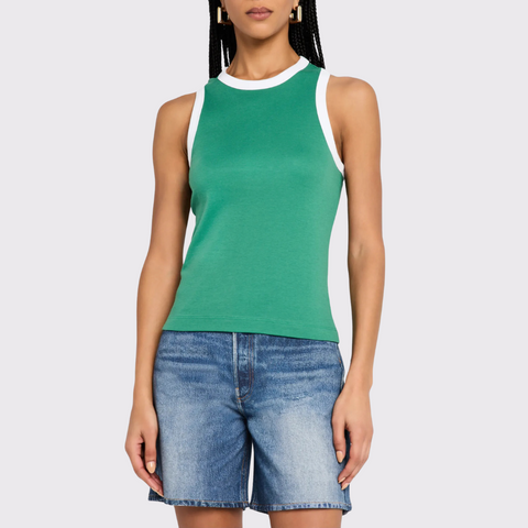 Rag & Bone Mia Racerback Ringer Tank Top