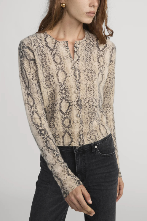 Cashmere Snake Cardi